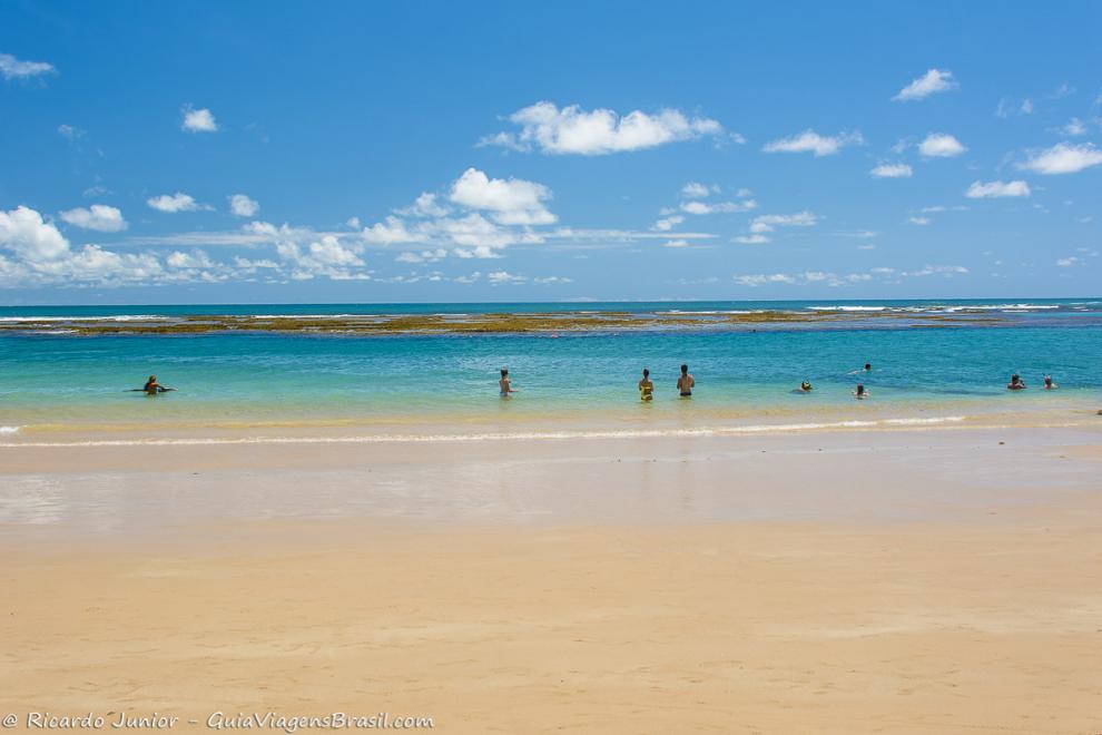 Imagem do Caribe brasileiro da Praia de Taipu de Fora.